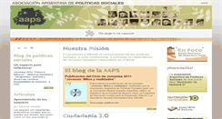 Desktop Screenshot of aaps.org.ar